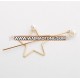 H39-009 women traditional hair accessories jewelry uniqure good selling metal zinc alloy star hair pins hair sticks