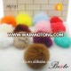 Factory wholesale hair accessories colorful fur ball for women hair