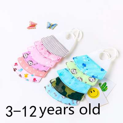 Non-woven children masks for civilian personal protection Three-dimensional cute print children's mask